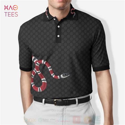 gucci red polo shirt|gucci polo shirt snake collar.